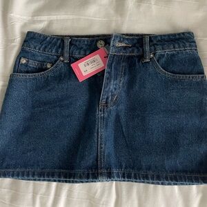 SOLD NWT Edikted Denim Mini Skirt